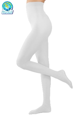 CALZE COLLANT TINTA UNITA BIANCO DONNA